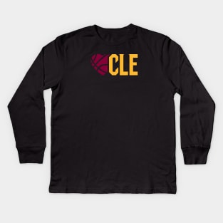 Love CLE! Kids Long Sleeve T-Shirt